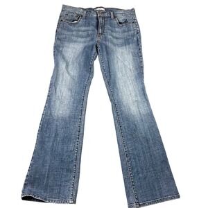 Levis 515 Bootcut Boot Cut Jeans Womens 12 Medium Stretch Blue Denim Mid Rise